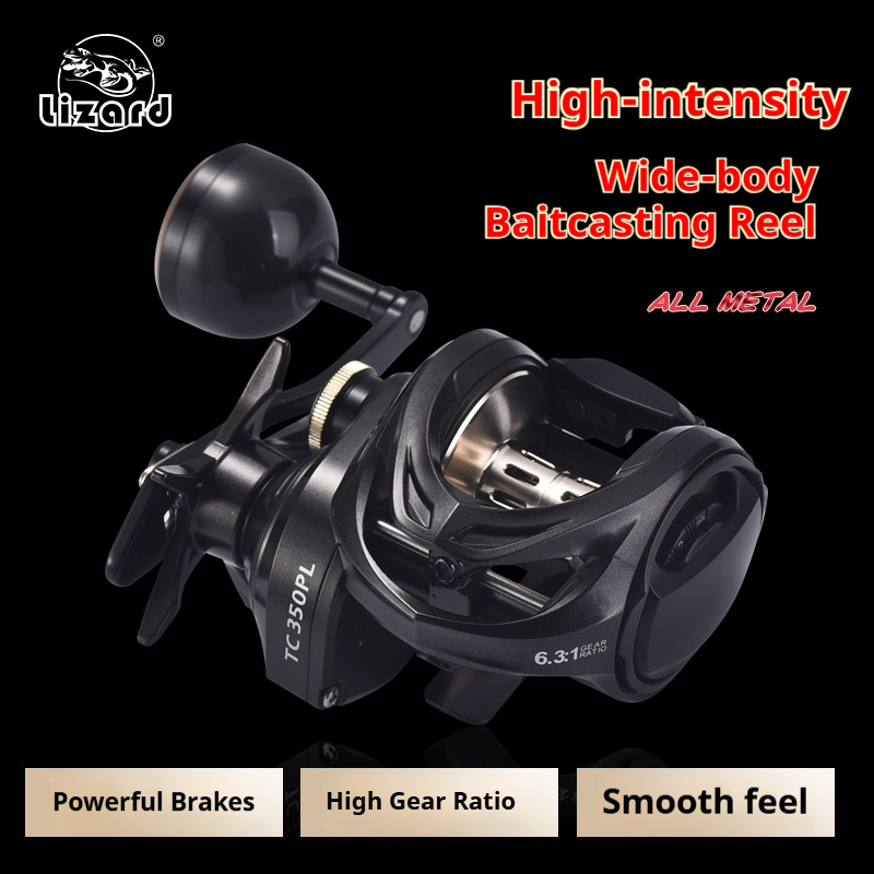 Trolling Reel - Lizard Sea Fishing Baitcasting Reel Large