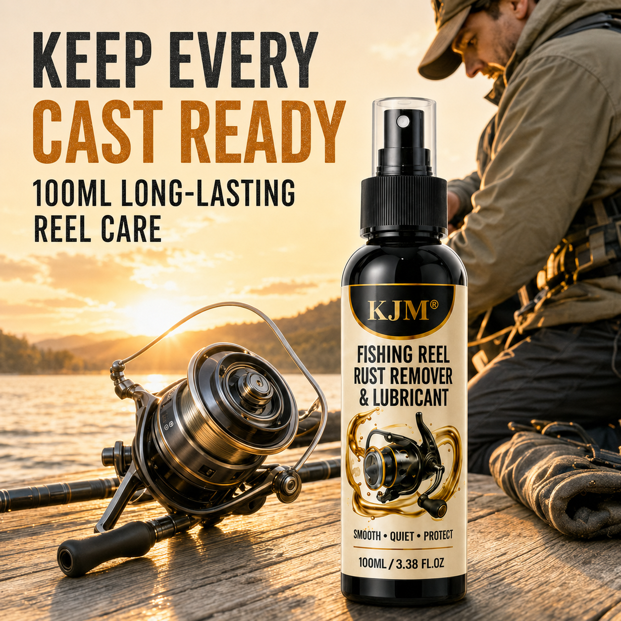 Reel Lubricant - KJM Multi Purpose Oil Spray 100ML