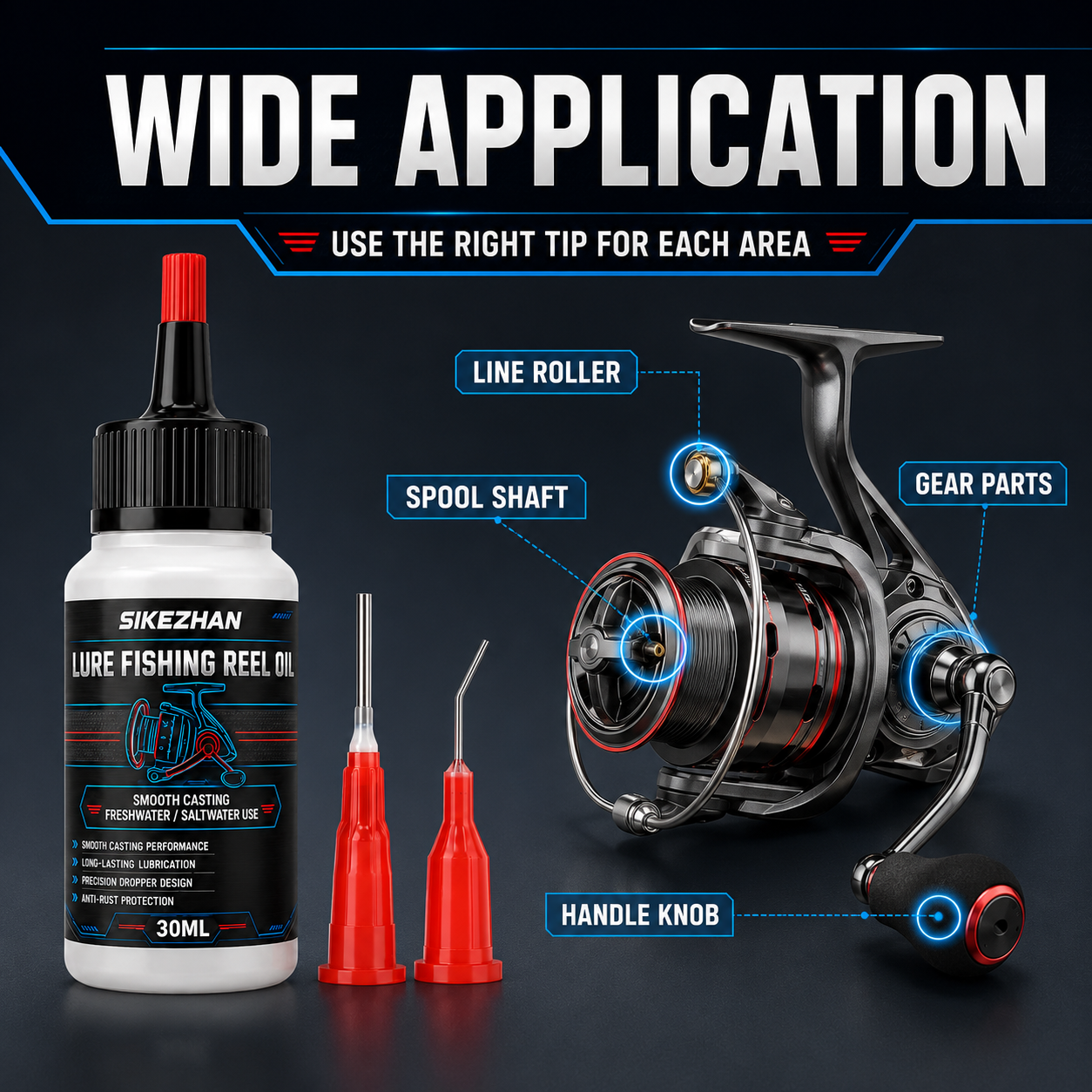 Reel Lubricant - Professional Fishing Reel Lubricant Oil –