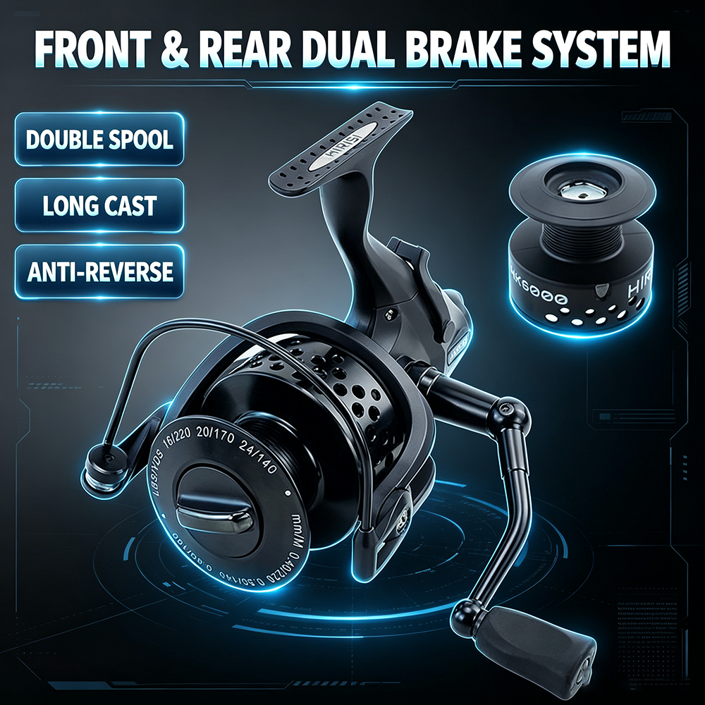 Surf Reel - Hirisi Carp Fishing Reel 7+1 Ball