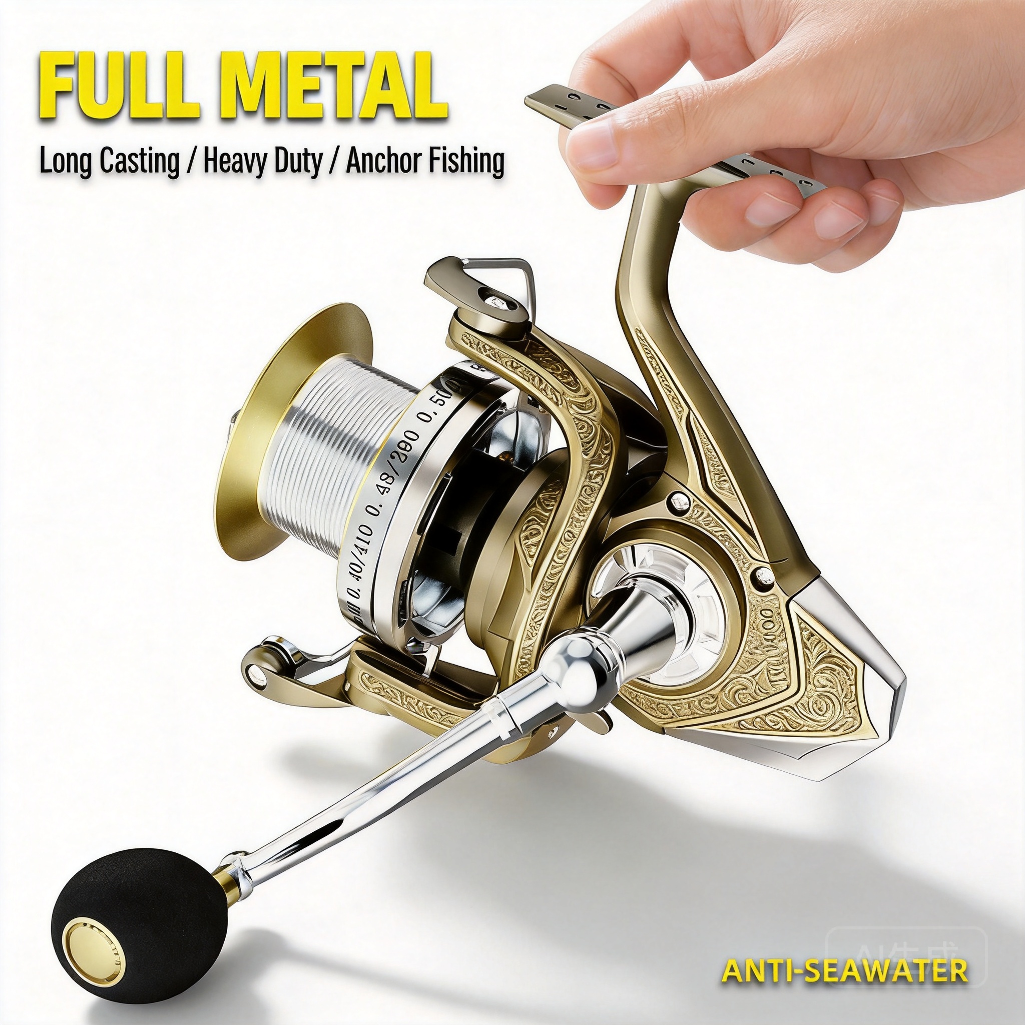 Surf Reel - Full Metal Long Cast Spinning Reel