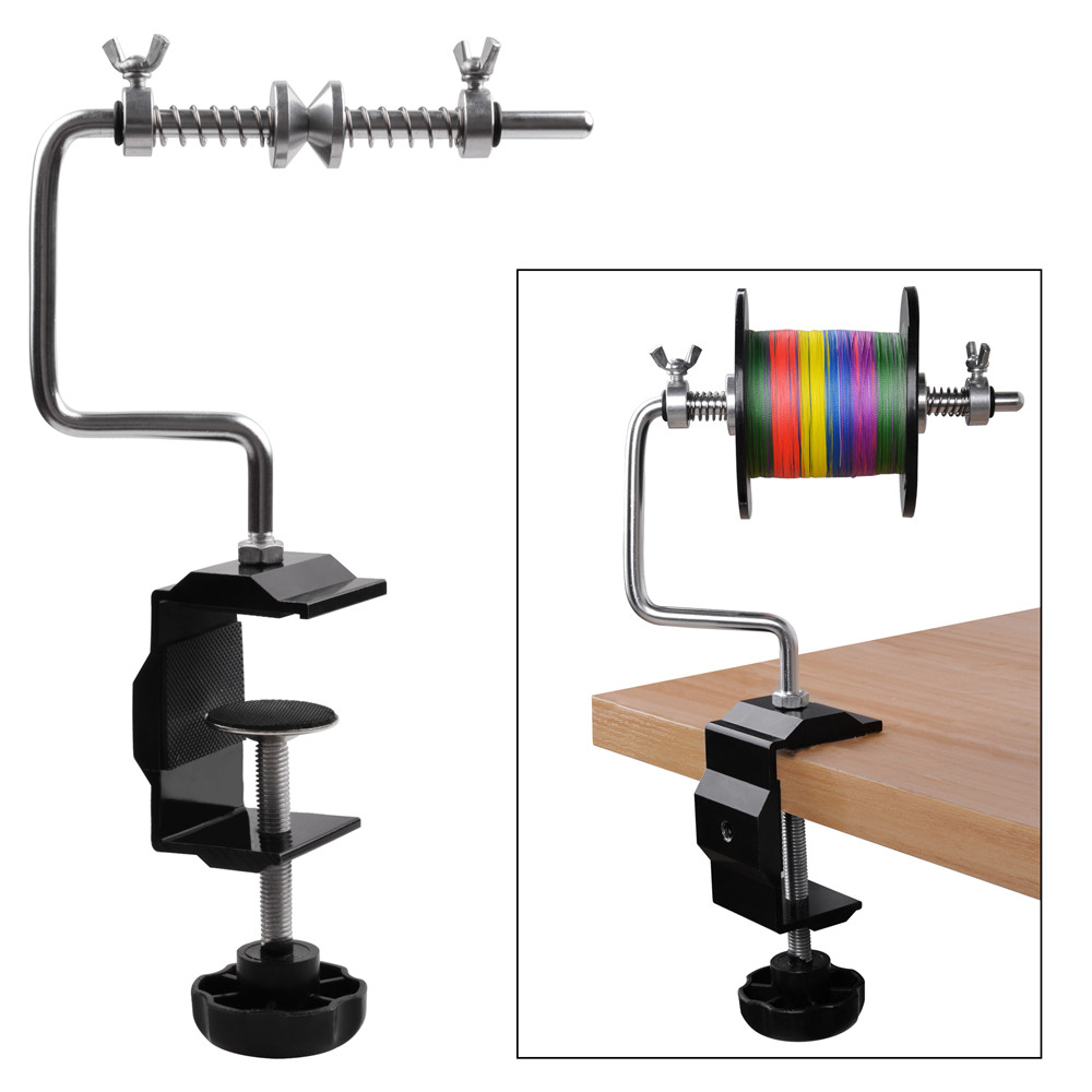 Conventional Reel - Protable Fishing Line Winder with Clamp-Adjustable