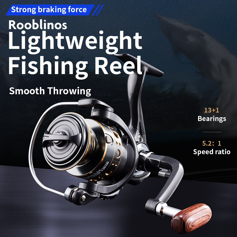 Rooblinos BK Spinning Fishing  - Trolling Reel recension och pris
