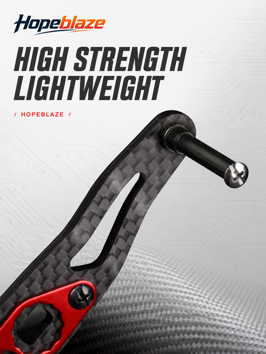 Hopeblaze YB-95 Carbon Fiber R - Reel Handle recension och pris