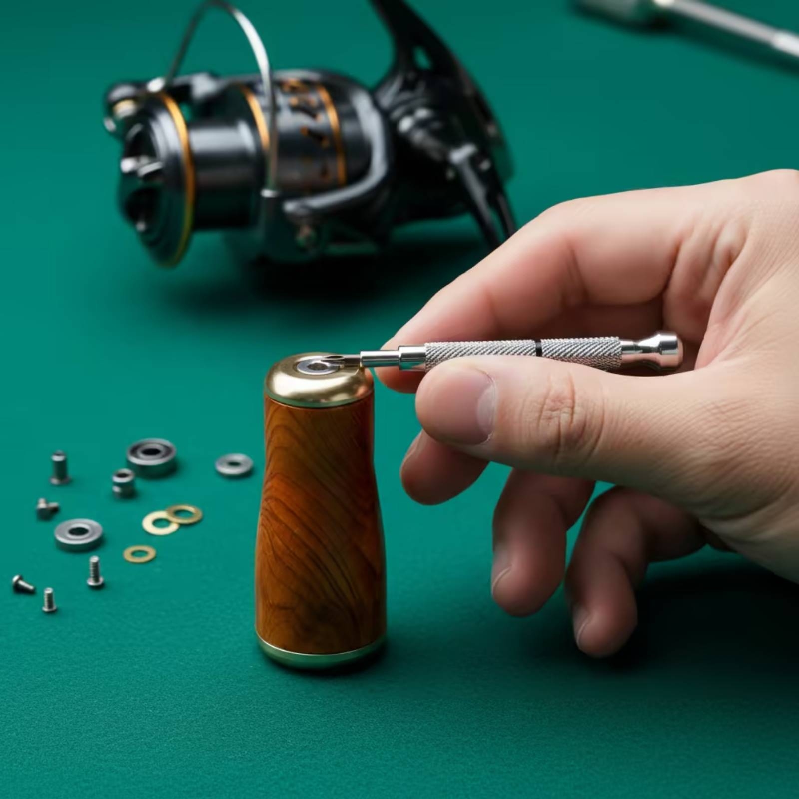 Fishing Reel Handle Knob Woode - Reel Handle recension och pris
