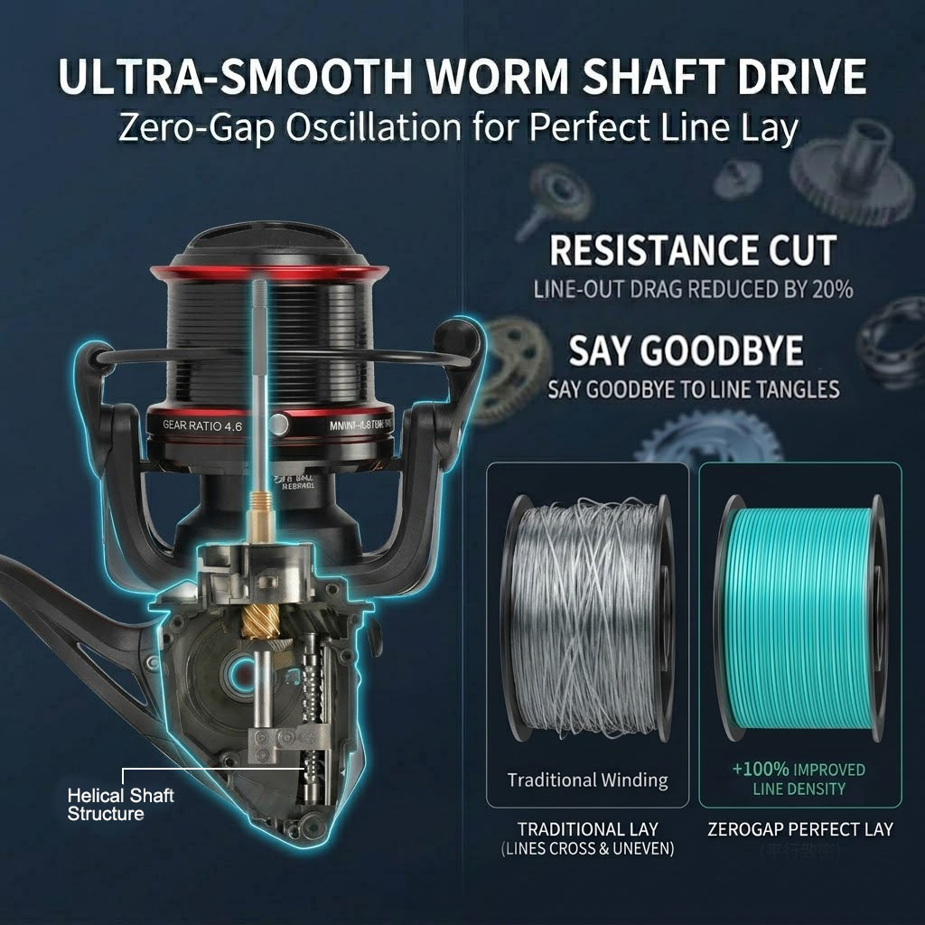 CAZULO Long Cast Spinning Reel - Surf Reel recension och pris