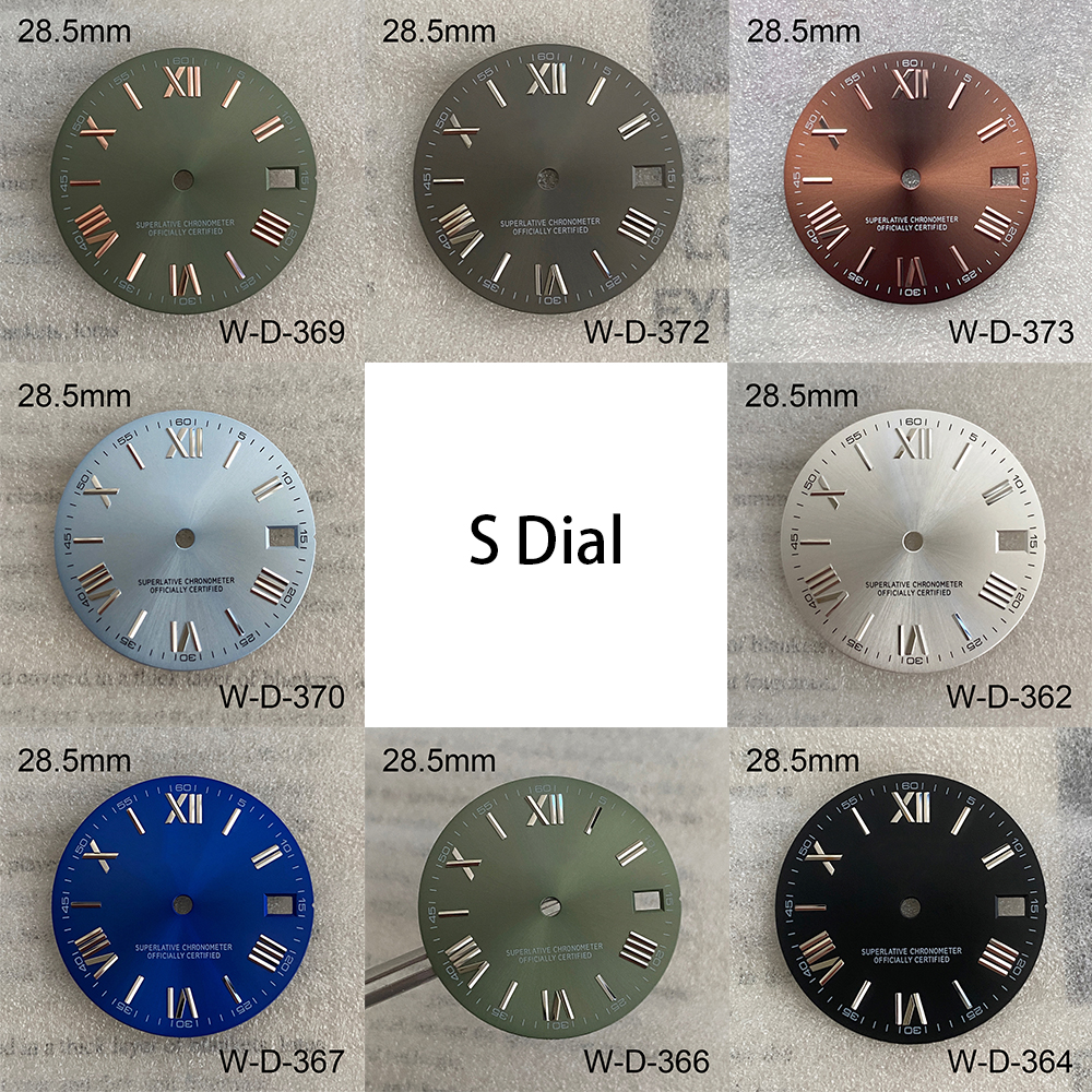 28.5mm S Logo Rome Dial Fit NH - Reel Case recension och pris