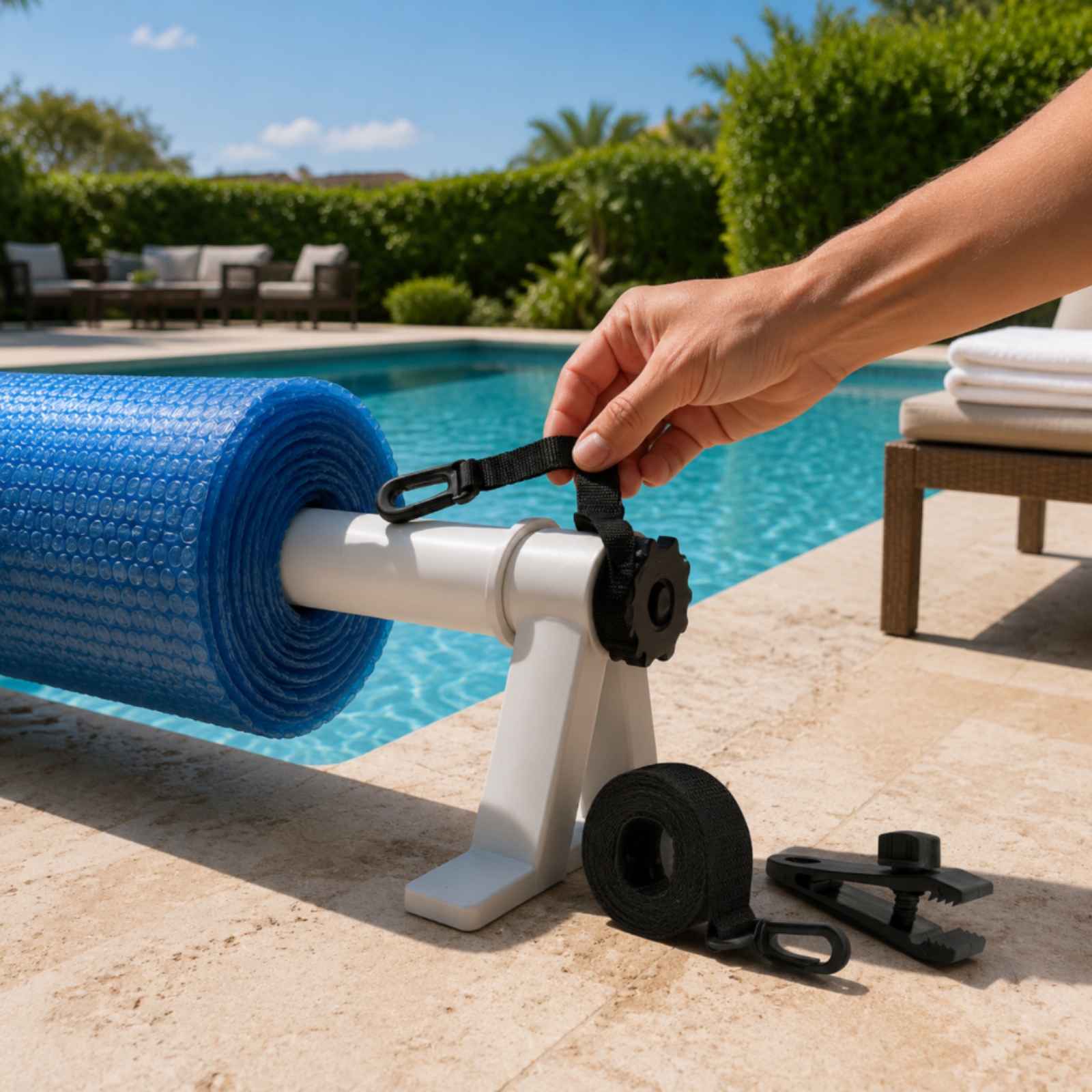 8 Pieces Solar Blanket Strap K - Reel Cover recension och pris