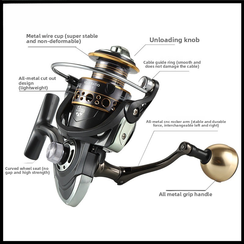 Powerful Drag Metal Spinning R - Reel Drag Knob recension och pris