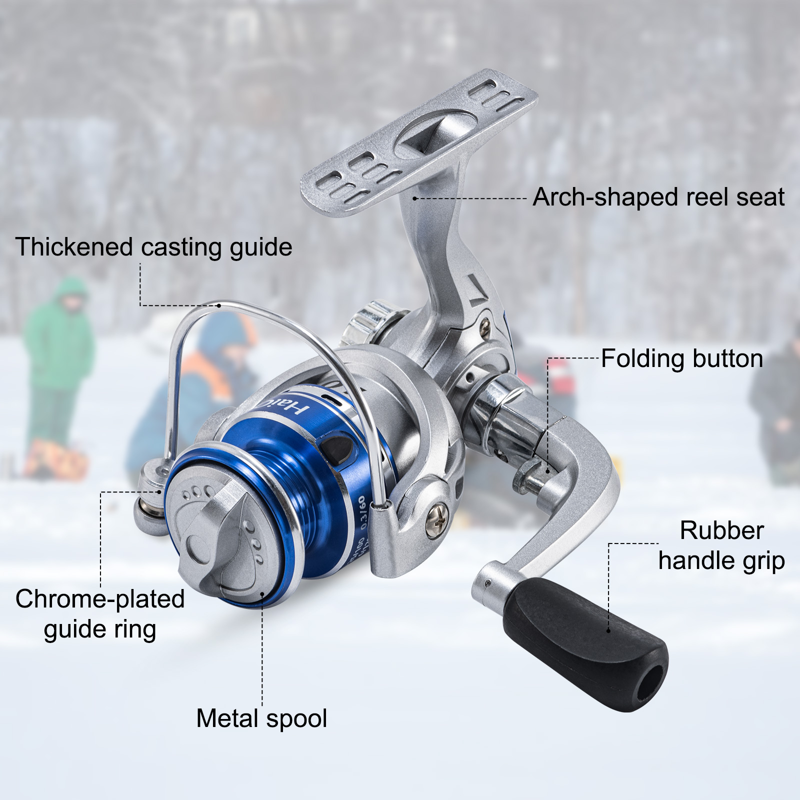 Goture New Ice Fishing Reels W - Ice Fishing Reel recension och pris