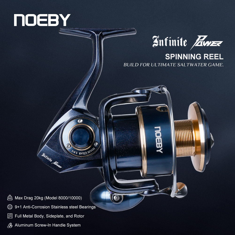 Noeby Infinite Power Spinning  - Surf Reel recension och pris