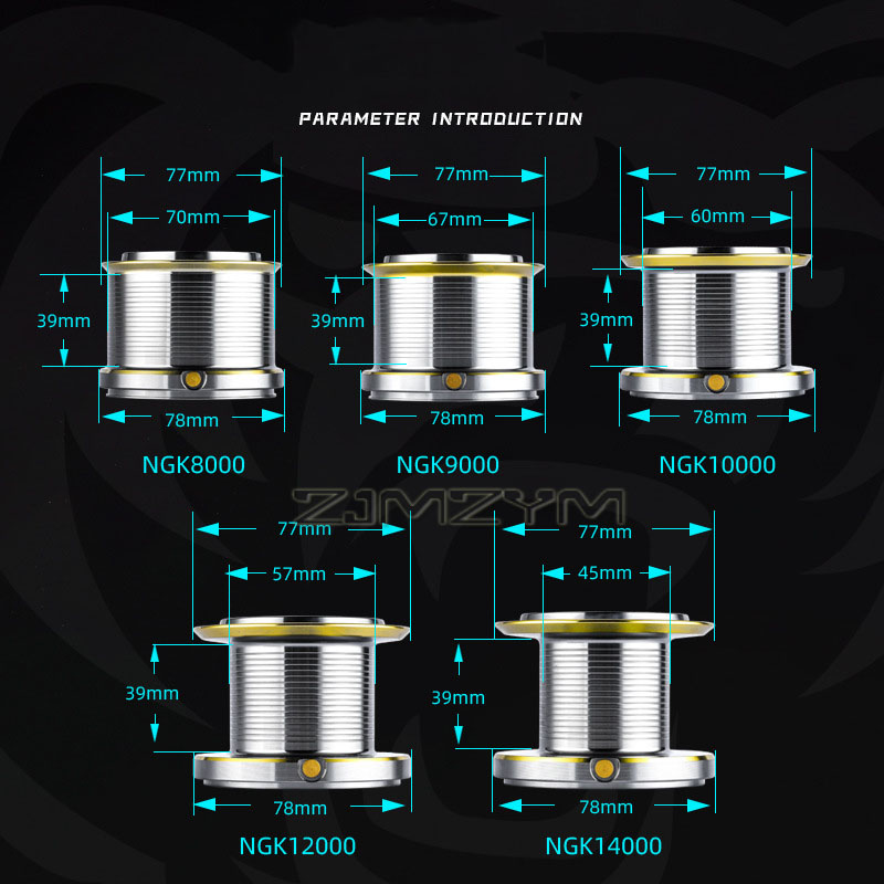 18KG Large Drag Fishing Reels  - Reel Spare Spool recension och pris