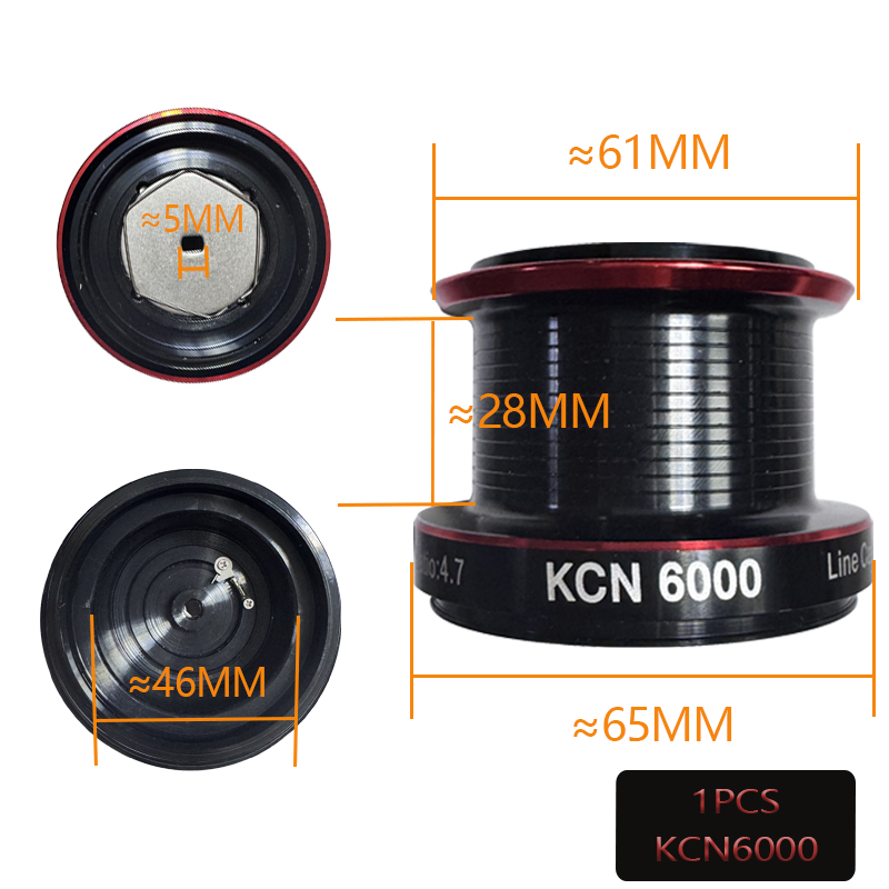 KCN6000 KCN8000 KCN10000 Spare - Reel Spare Spool recension och pris