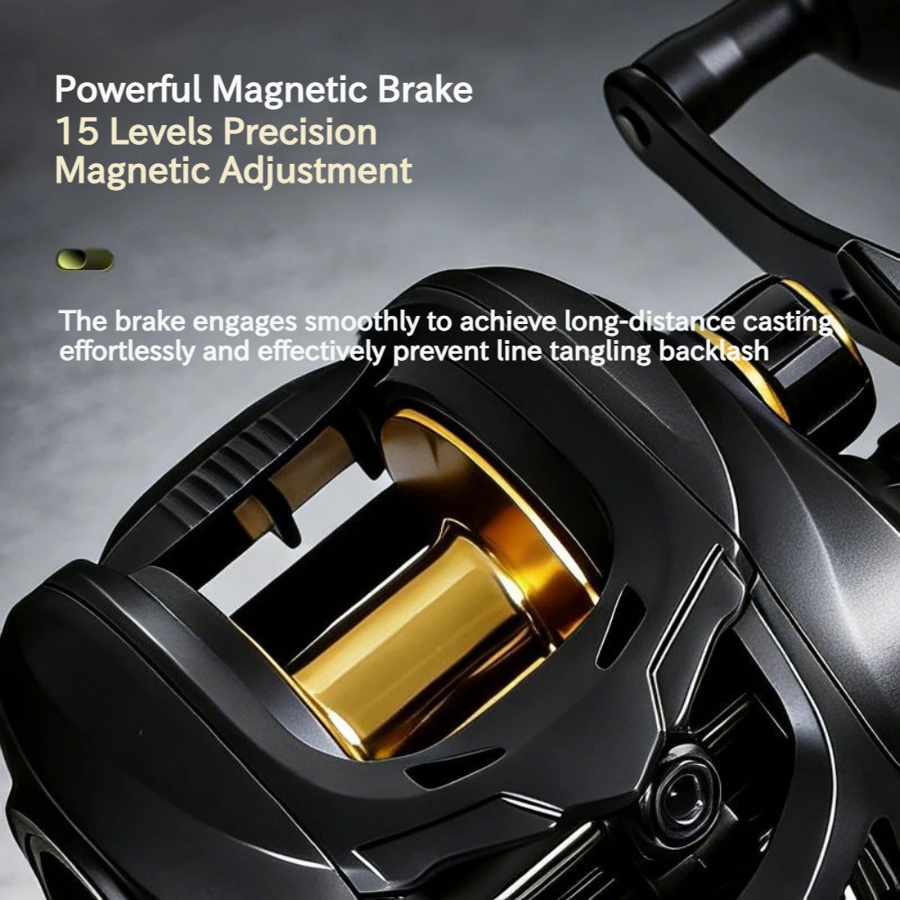 7.2:1 Heavy Duty Baitcasting R - Trolling Reel recension och pris