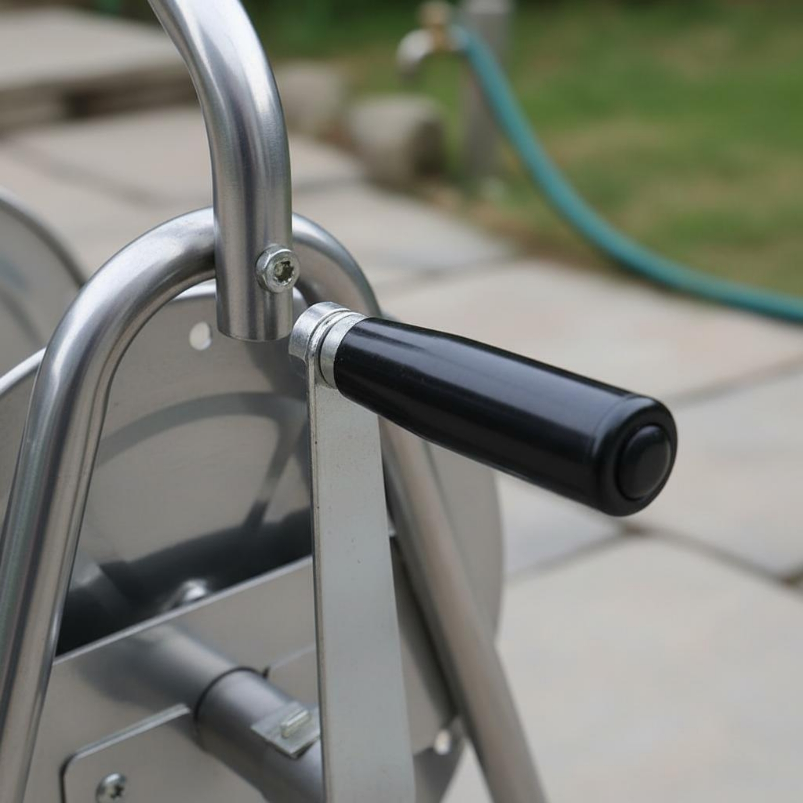 Metal Hose Reel Heavy Duty Gar - Reel Handle recension och pris