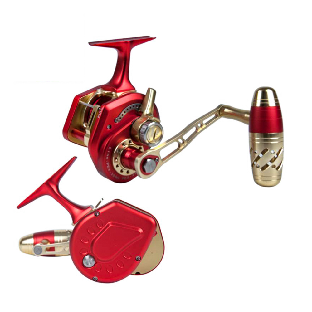 Red 70lbs Offshore 11BB Metal  - Baitcasting Reel recension och pris