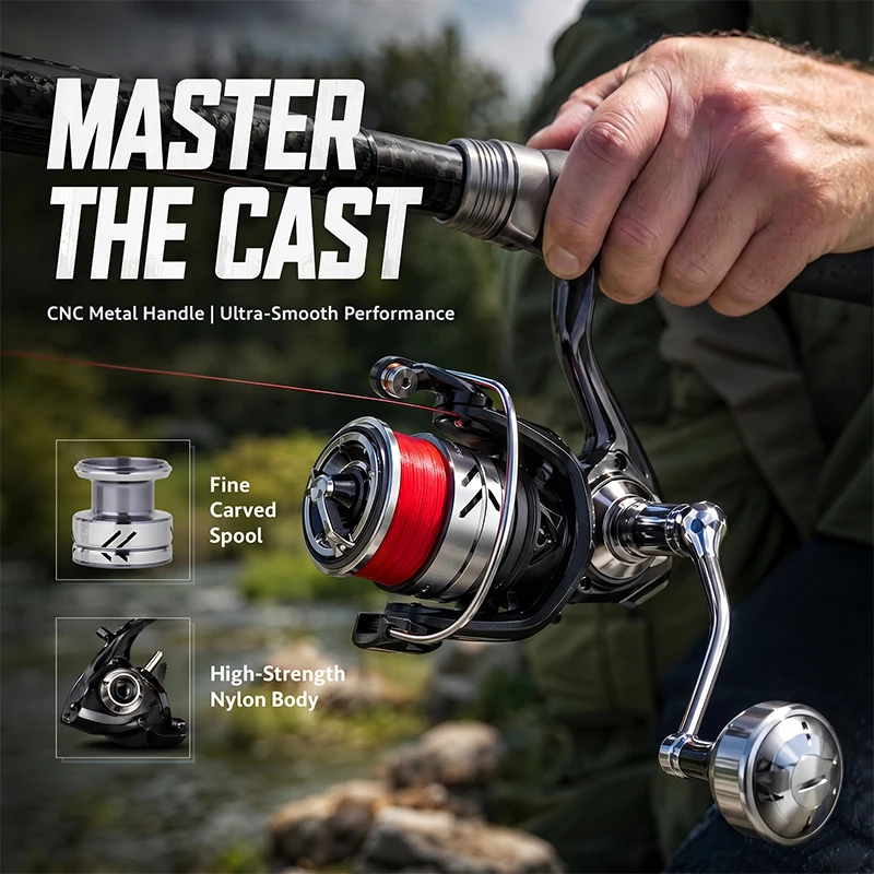 DEUKIO Metal Knob Fishing Reel - Surf Reel recension och pris