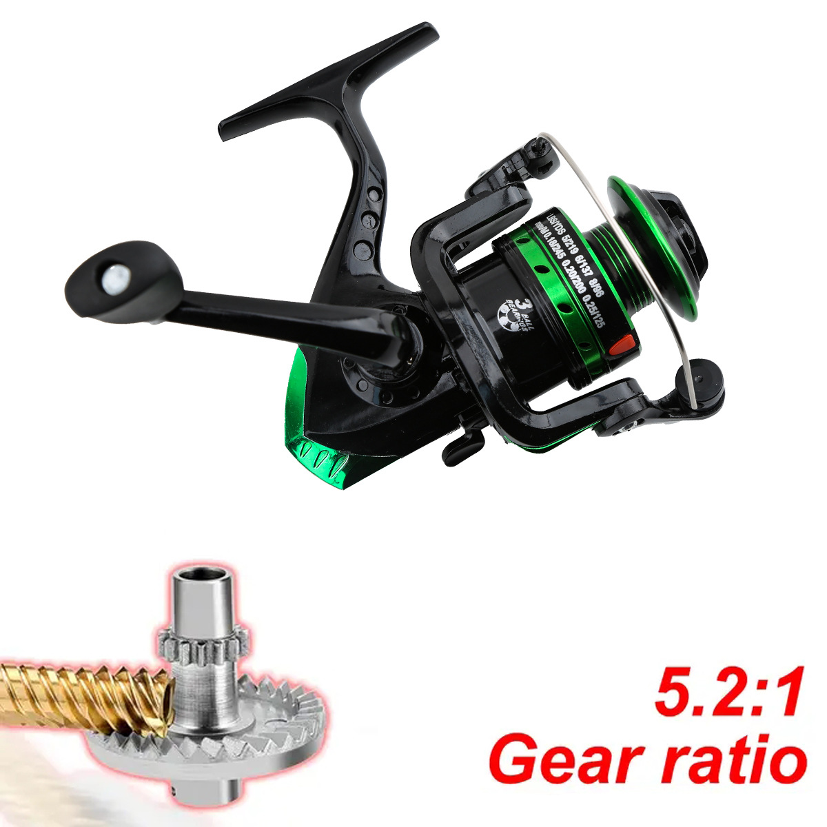 Metal Spinning Reel 5.2:1 Gear - Surf Reel recension och pris