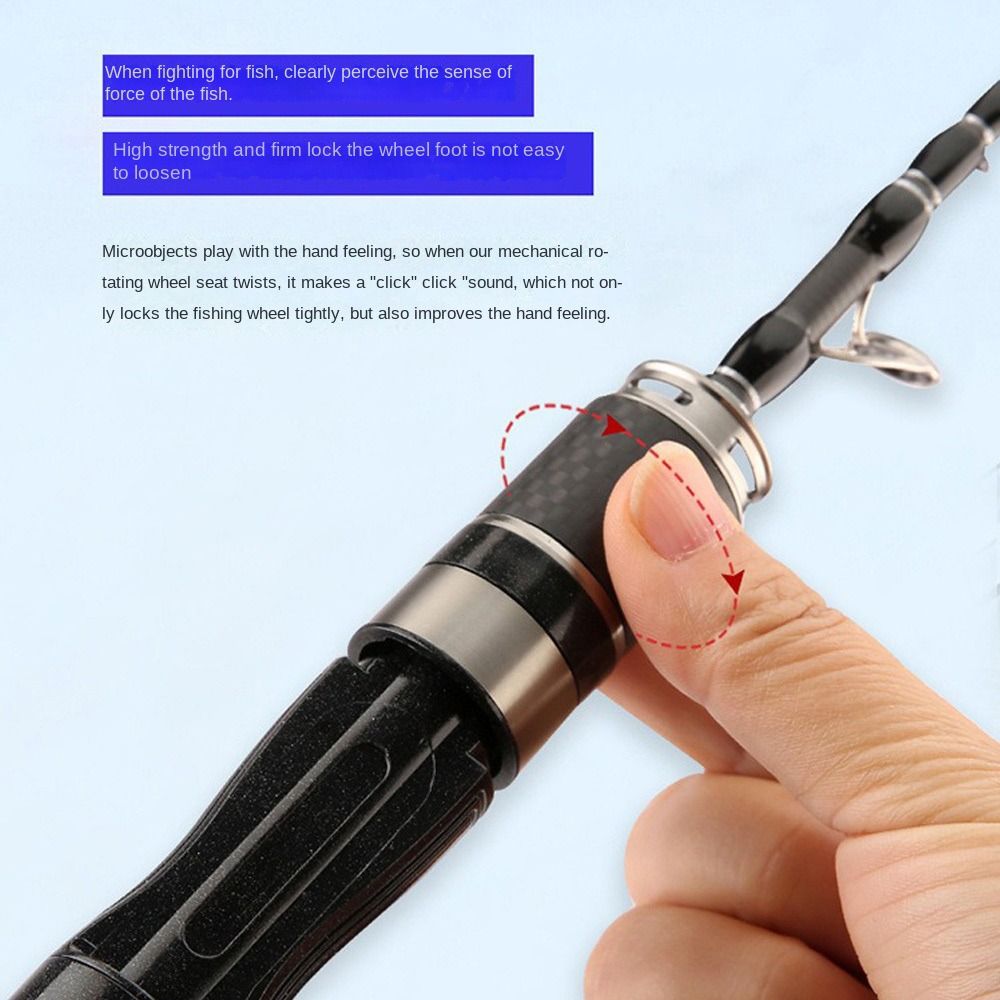 Telescopic Fishing Rod Full Ki - Spincast Reel recension och pris