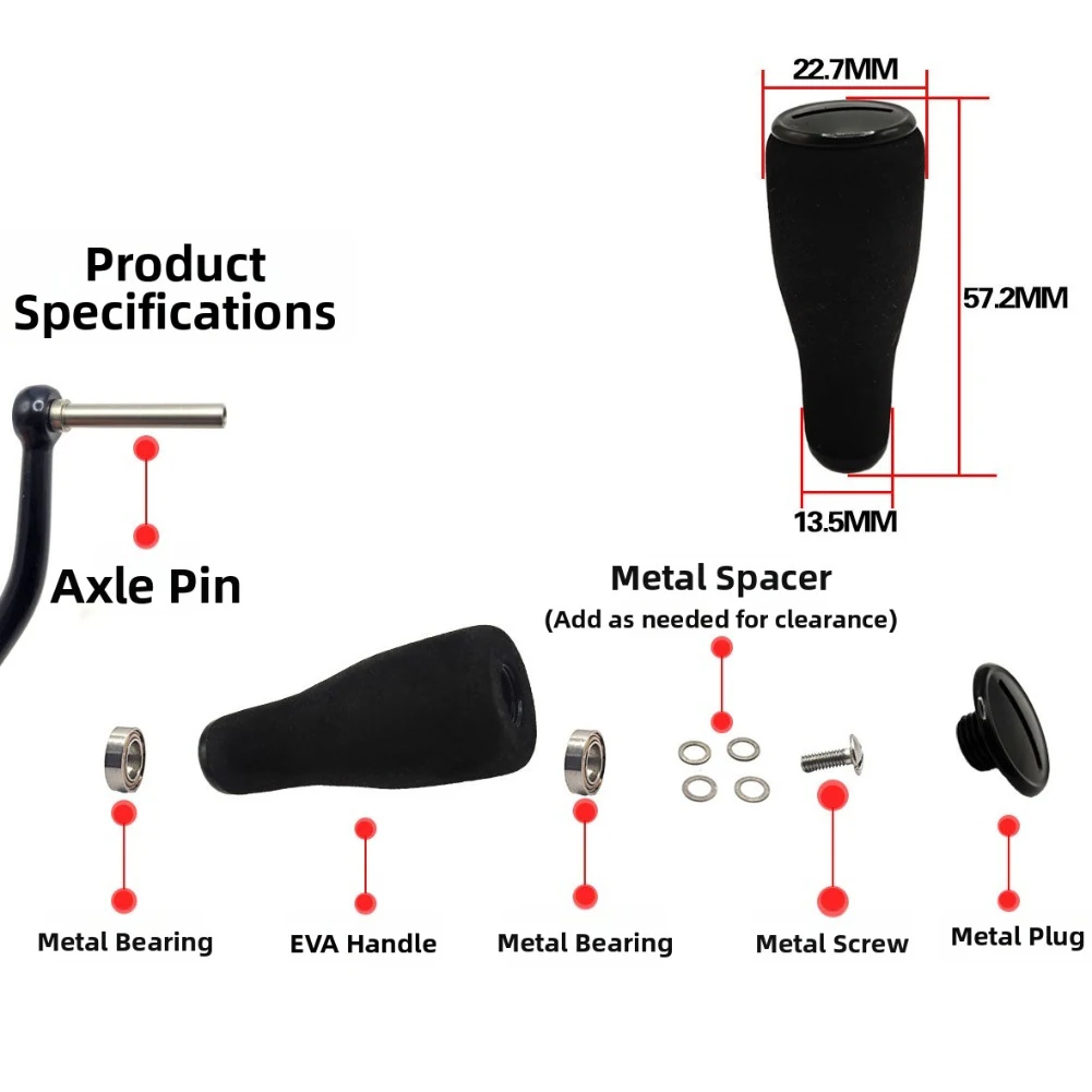 EVA Knob Replacement Parts Fis - Spincast Reel recension och pris