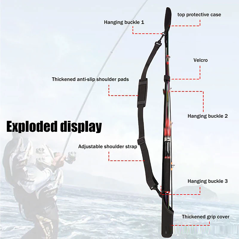 Adjustable Fishing Rod Storage - Reel Bag recension och pris