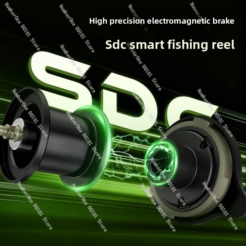 Electronic Magnetic Brake Fish - Baitcasting Reel recension och pris
