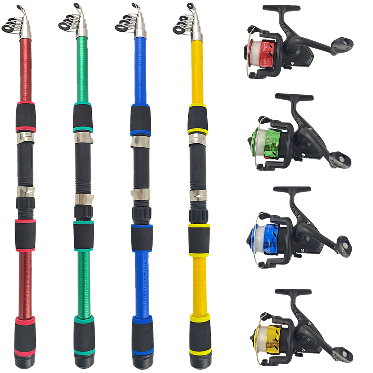 Mini Telescopic Sea Fishing Ro - Reel Bag recension och pris