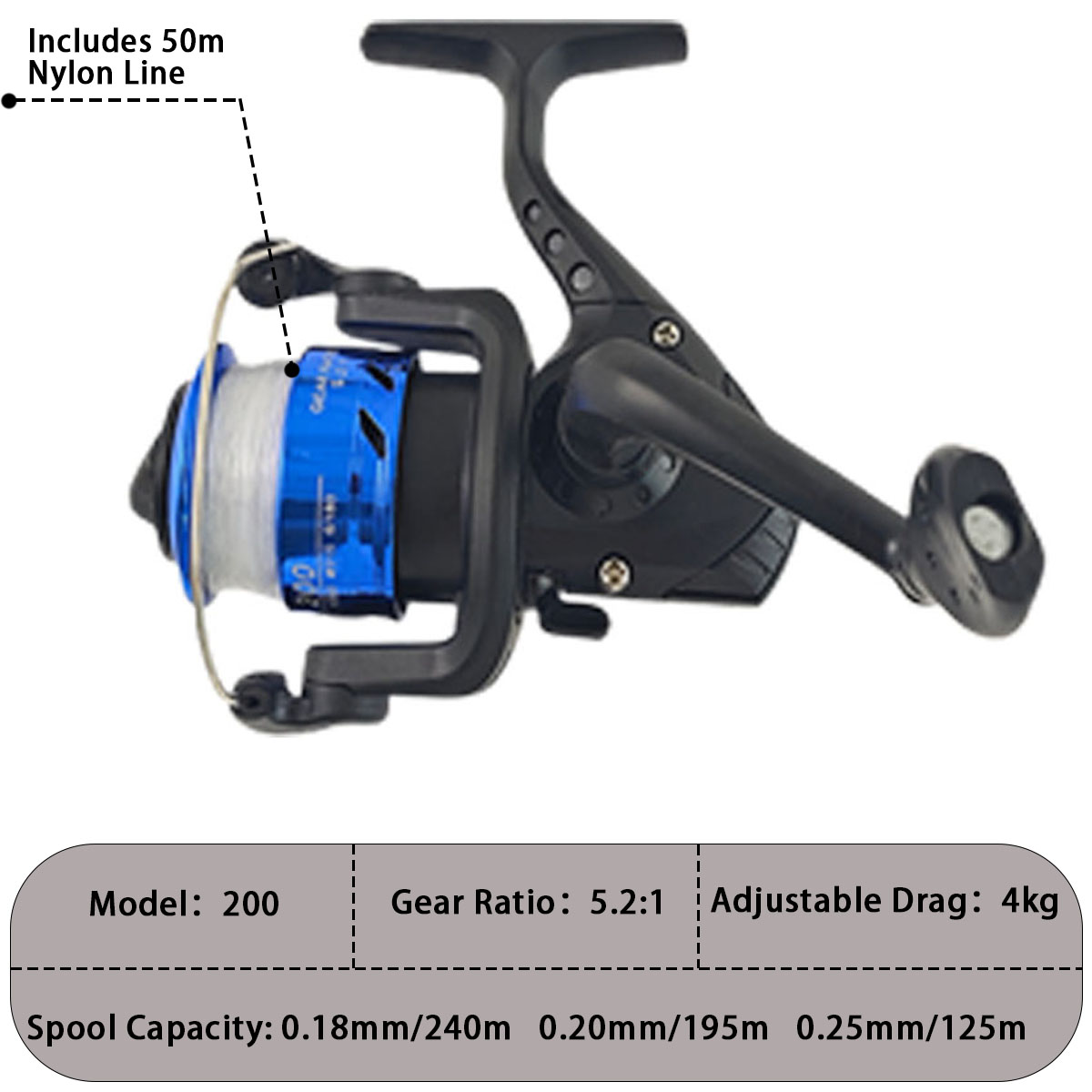 Mini Telescopic Sea Fishing Ro - Reel Bag recension och pris