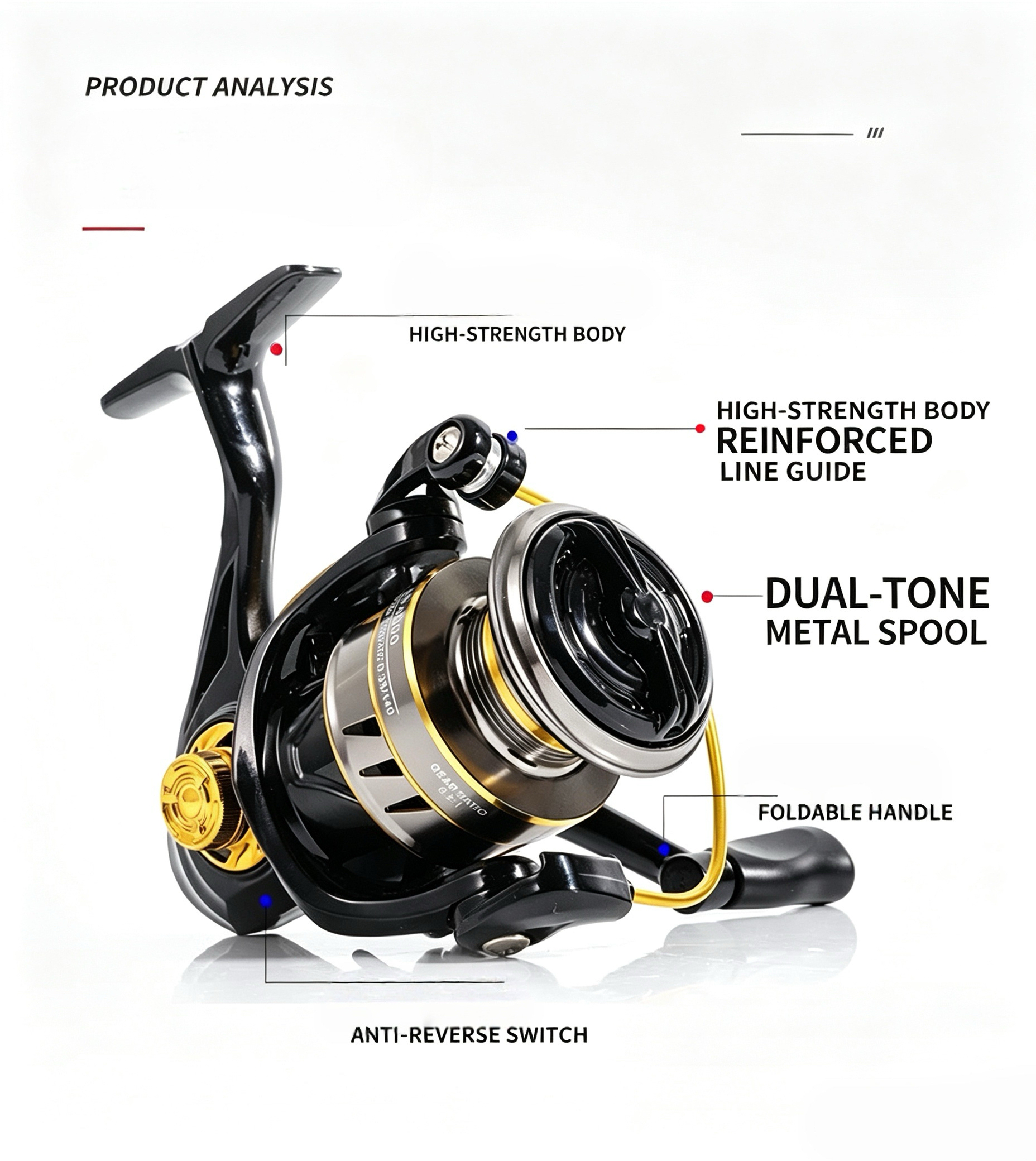 Full Metal Spinning Reel, Long - Spinning Reel recension och pris