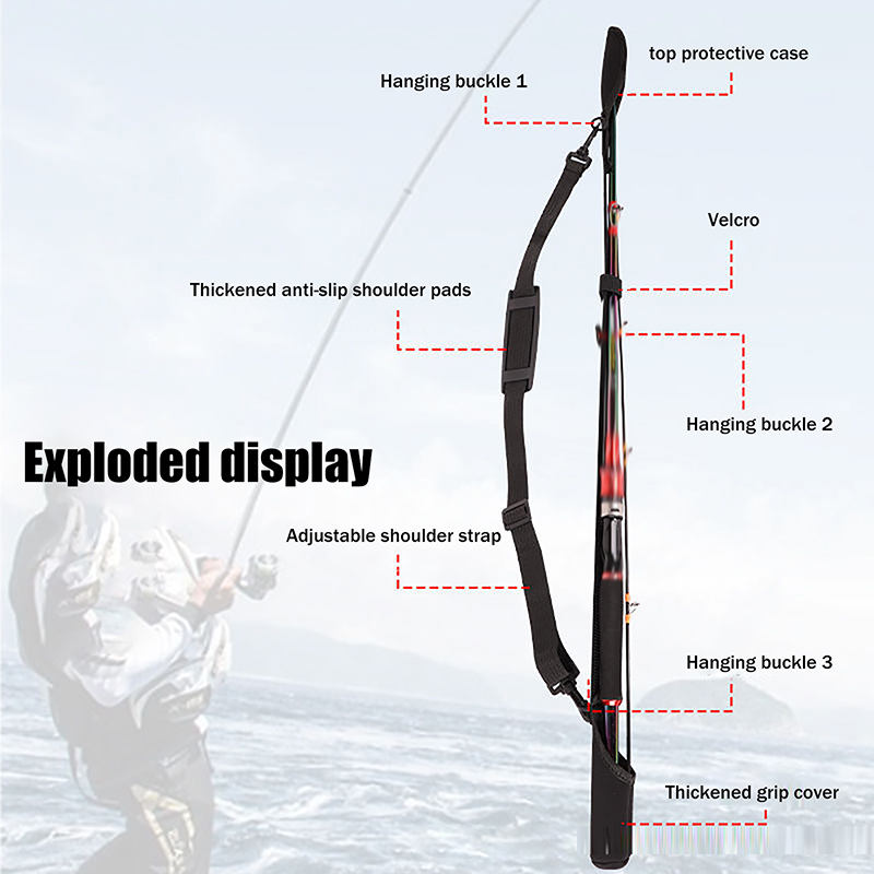 ★▲Adjustable Fishing Rod Stora - Reel Bag recension och pris