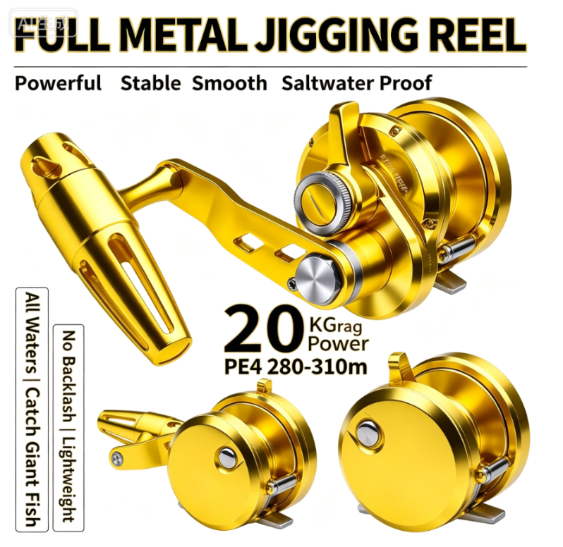 KJG400 Full Metal Conventional - Ice Fishing Reel recension och pris