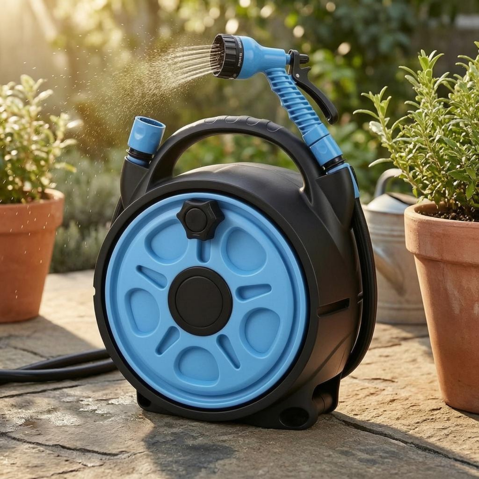 Hose Reel Sprayer Portable Car - Reel Handle recension och pris
