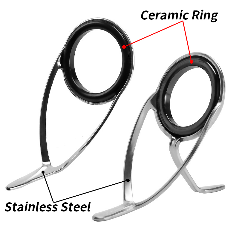 9Pcs Fishing Rod Guides Ring R - Reel Repair Kit recension och pris