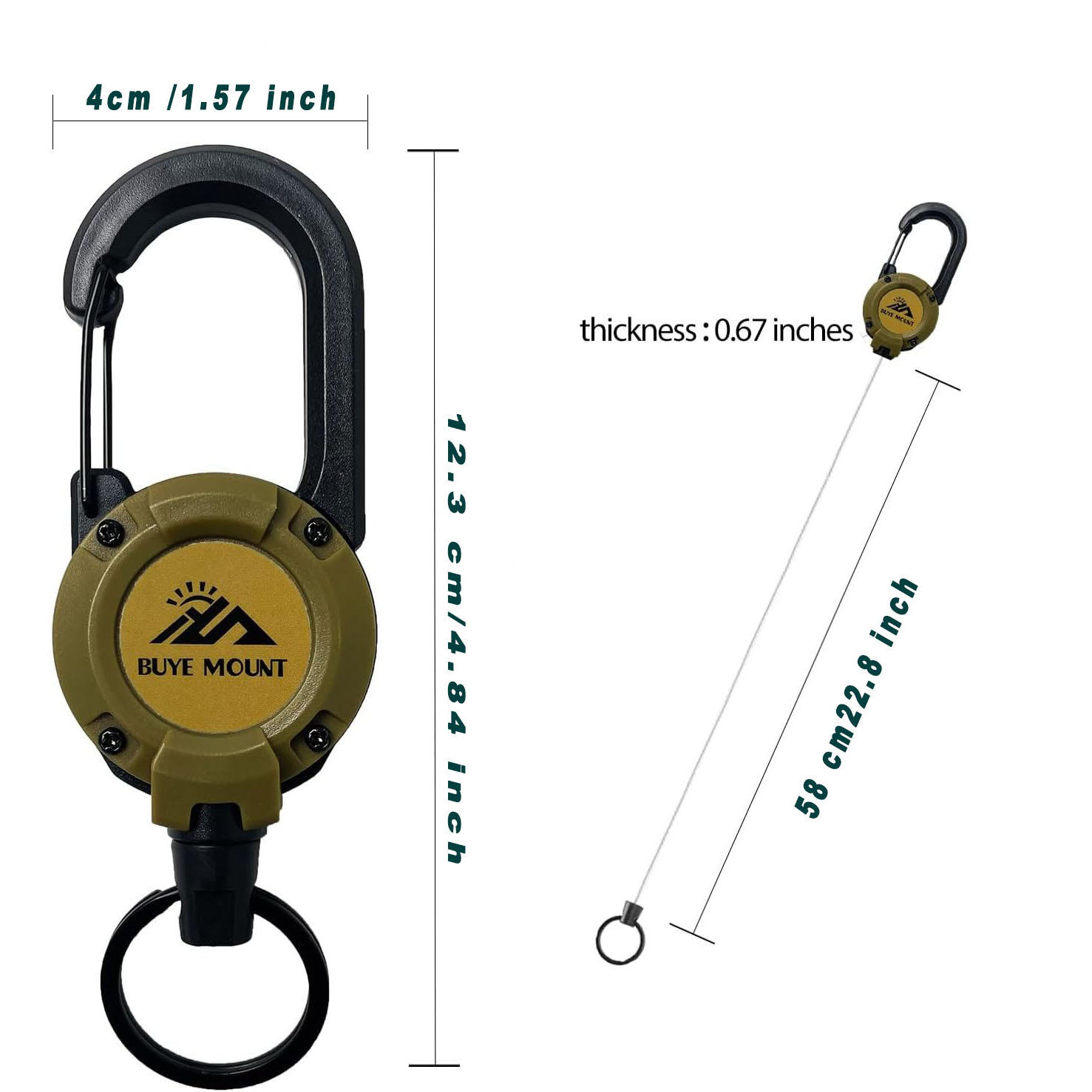 2-Pack Heavy Duty Retractable  - Conventional Reel recension och pris
