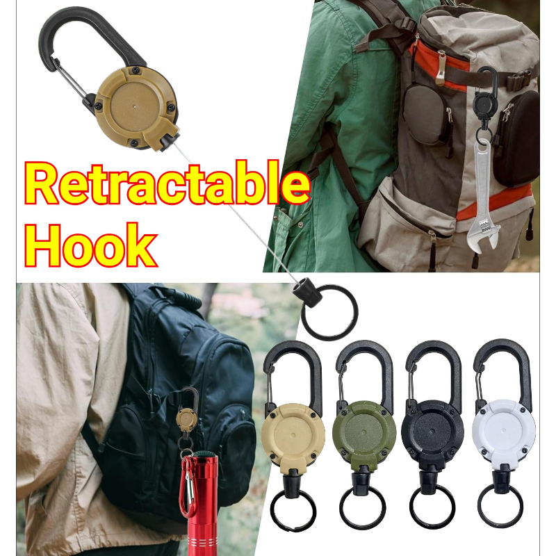 1/2/4pcs Extendable Retractabl - Reel Bag recension och pris