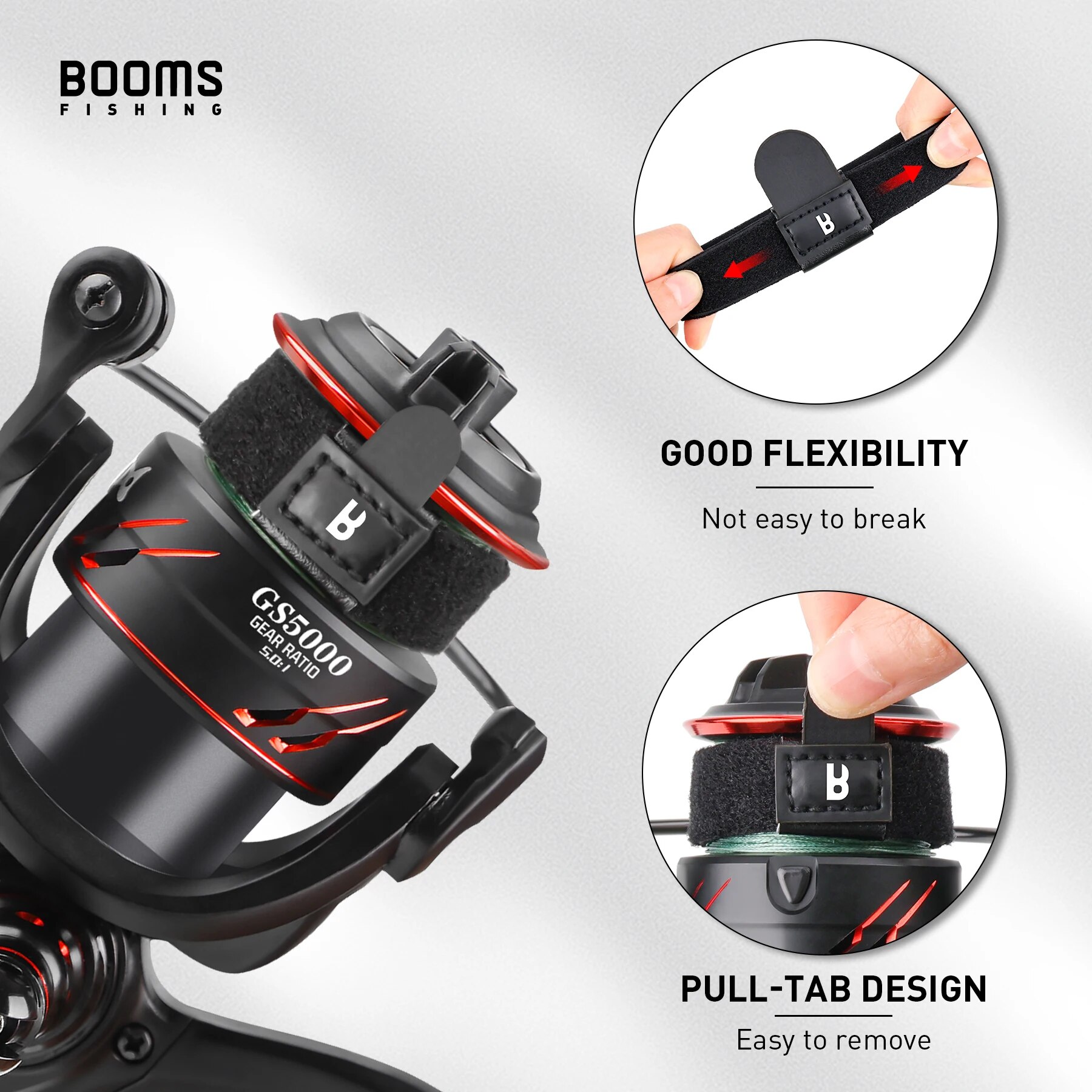 Booms Fishing SB1 4Pcs Spinnin - Reel Cover recension och pris