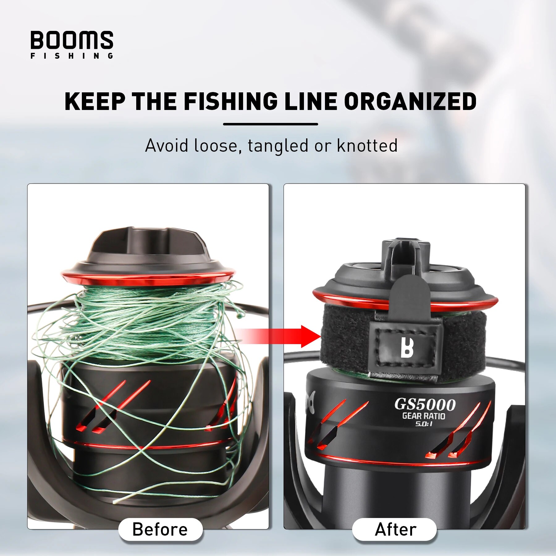 Booms Fishing SB1 4Pcs Spinnin - Reel Cover recension och pris